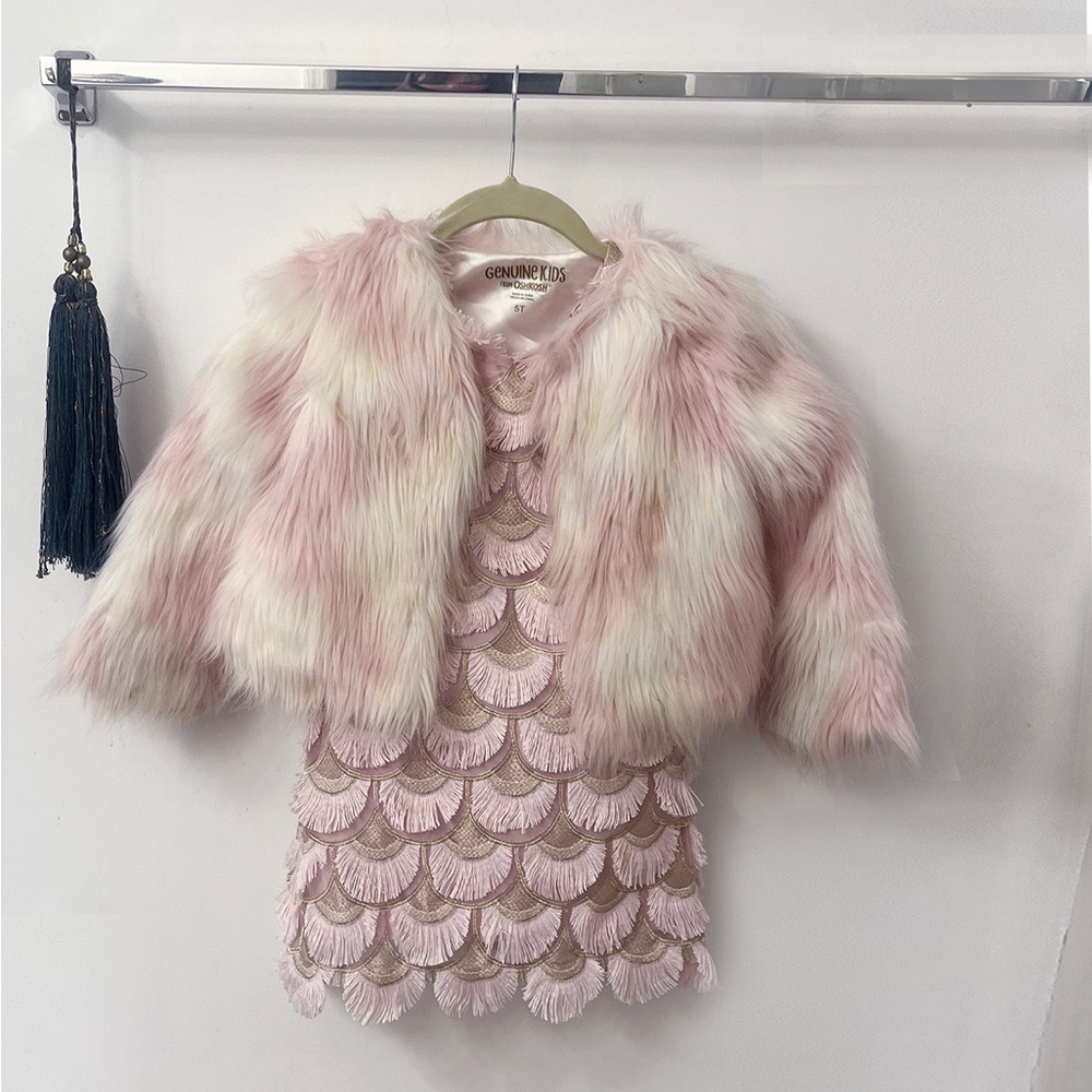 Gymboree Pink and Cream Kids Matching Set